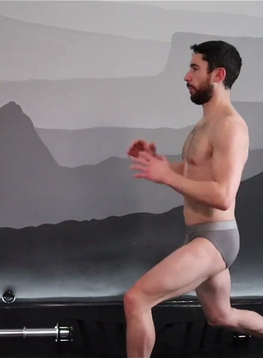 I Work Out Wearing a Pair of Underwear for a Special Fan