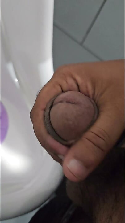 boy masterbation in bathroom.