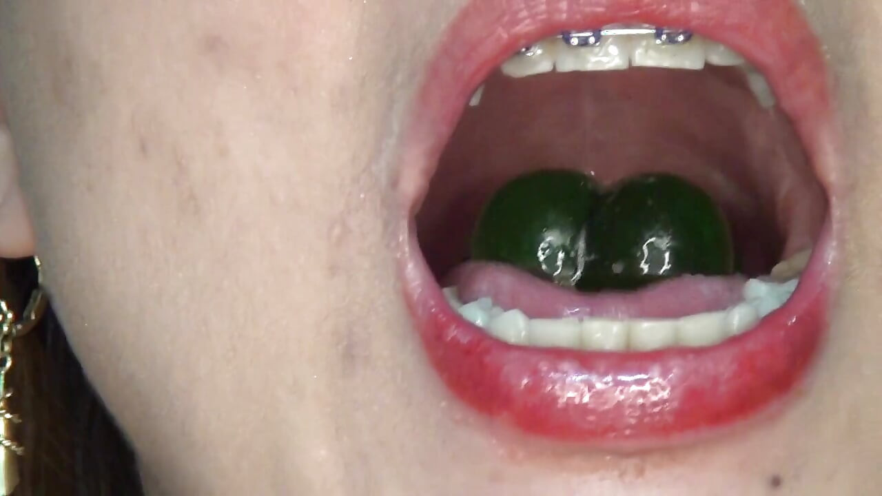Swallowing Jelly in the Shape of Penises