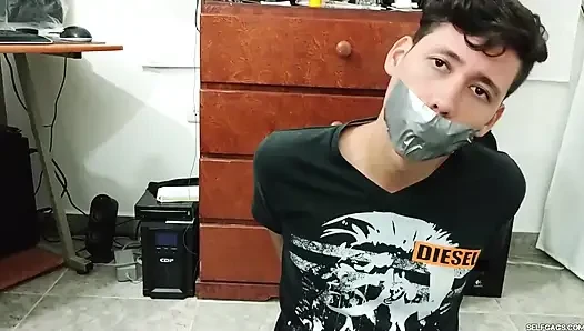Kinky Young Couple in Bondage