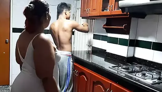 Fucking the Neighbor in the Kitchen