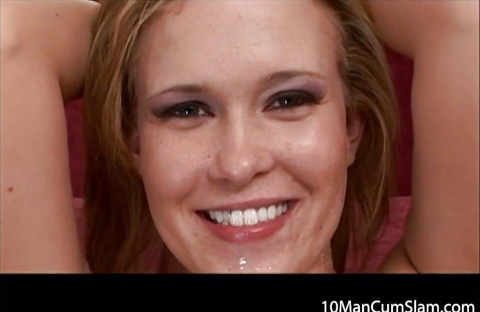 Movie From Sasha Knox of 10 Man Cum Slam