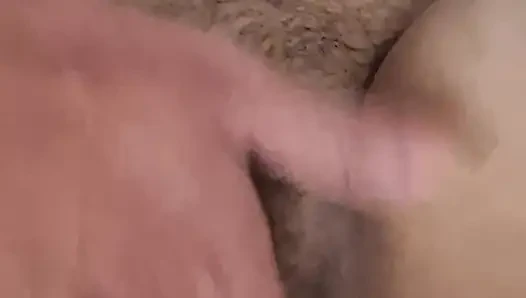 Fingering pussy of MILF