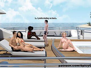 ウィリーdの冒険：大きなヨットでセクシーな女の子-ep100
