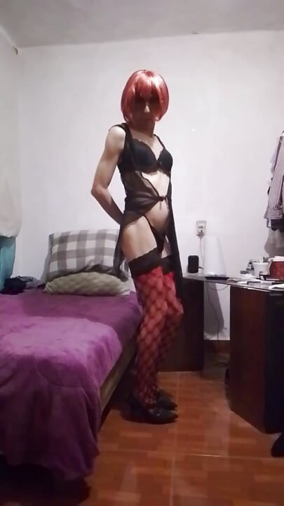 Red lenses and lingerie