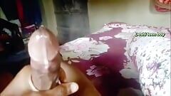 Teen boy masturbation on the bed and cumshot on body. big dick twink doing handjob. boysex indian gandu ki mut marna x