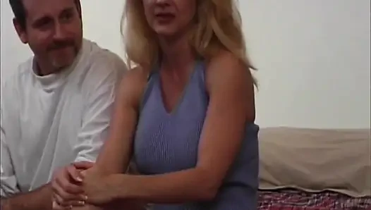 Busty Blonde MILF Gets Pounded and Facialized Hard