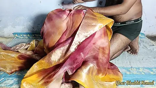 Komal is exercising then suddenly husband's brother come and massage my wet ass with oil