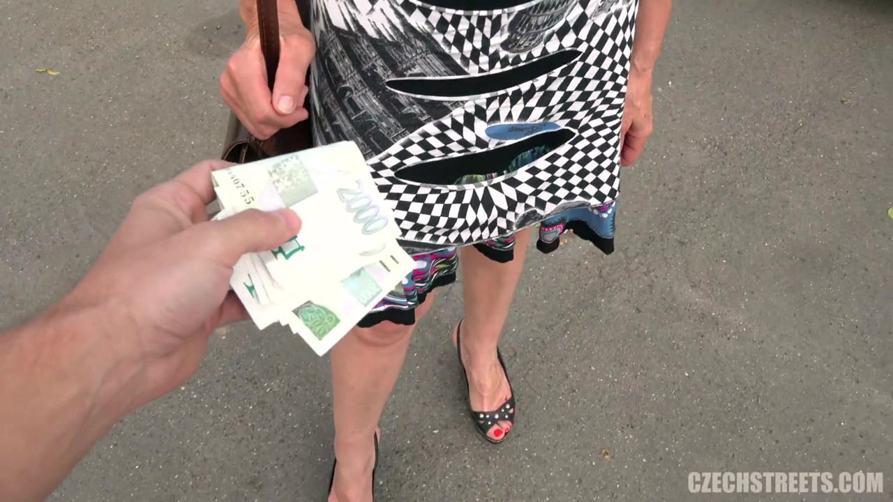 Czech Streets – Mrs Irena Loves Money & Cocks
