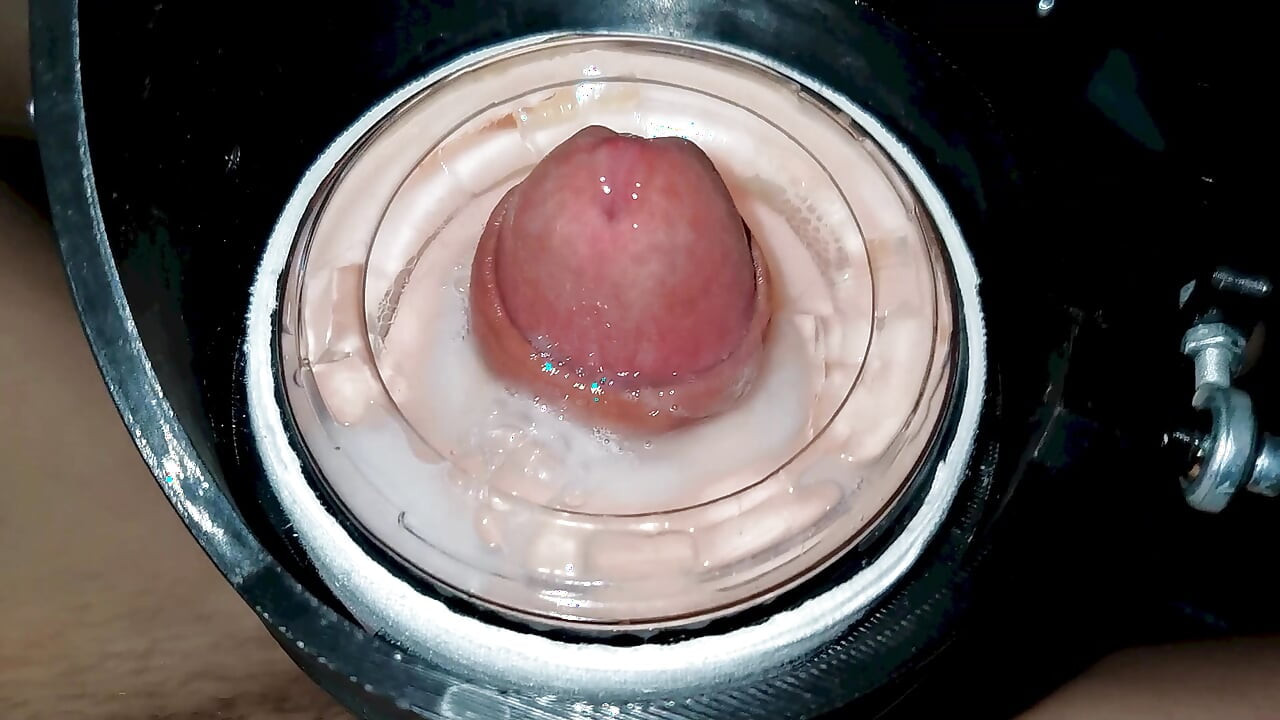 He came very hard and continued moving!