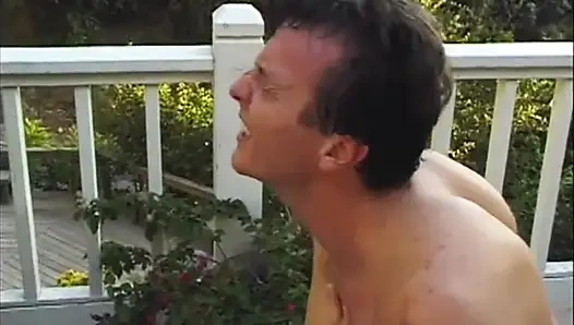 Vintage Blonde Enjoys a Big Hard Cock in Outdoor Fuck