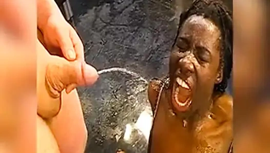 Hard Piss in Mouth & Swallowed - Filthy German Slut Drinks Hot Piss Straight From the Source