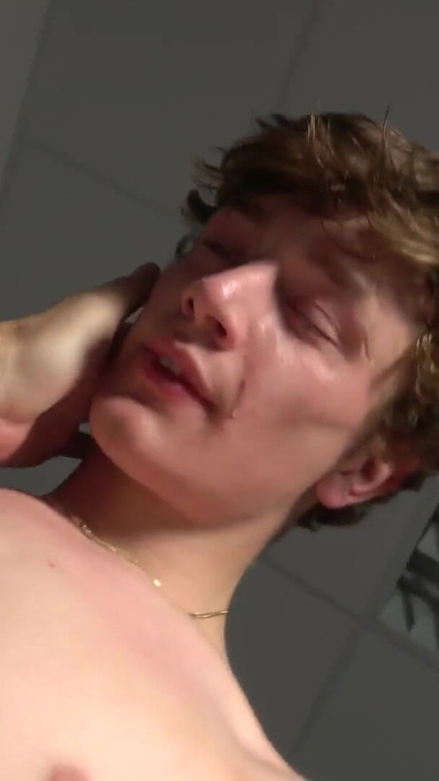 Cute flexible boy gets handjob his dick | Clip 1