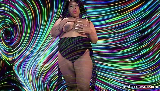 Mesmerized by my tits