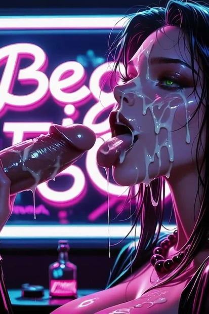 Neon Vixen’s Cyberpunk Fuck - Ai-generated