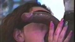 Blindfolded wife swallows black cum #4