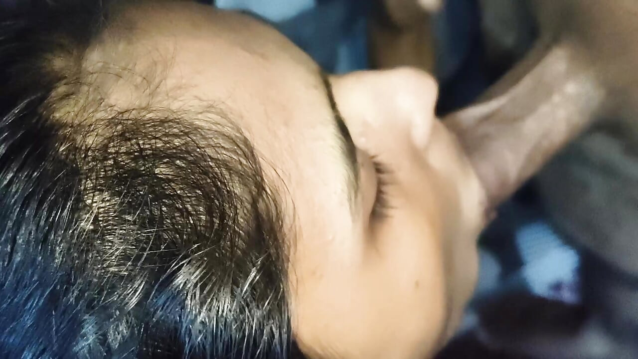 Indian maid sucking home owner dick cum in mouth