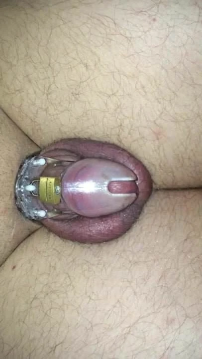Cum in chastity without touch