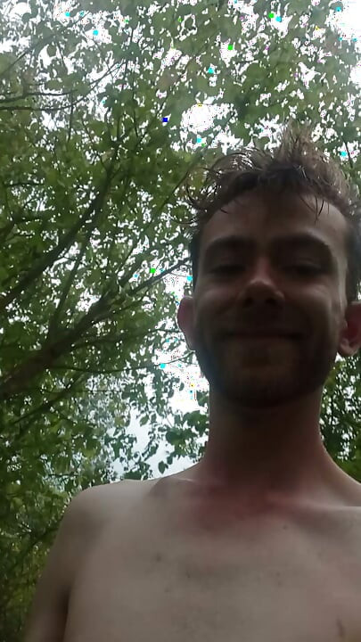 Gay German Amateur teen public nudist walking