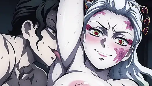 Vücudu sallandı, gözleri yuvarlandı, dölü doldu (yapay zeka oluşturuldu)