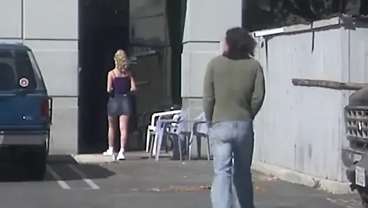 Hot Fucking in Elevator with MILF Slut