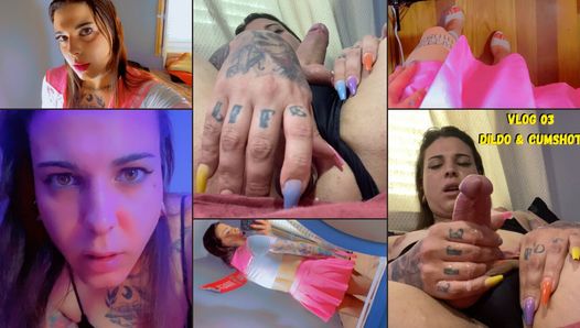 Emma Ink Vlog EP03 Playing and cumming for you