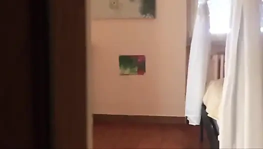 Gerçek amatör üvey filmimi kendileri çekerken