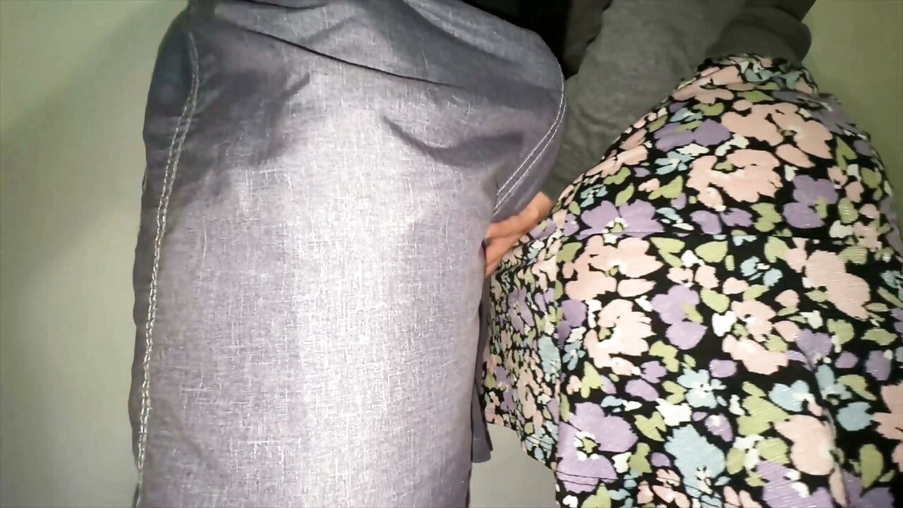 She Grabs the Penis of a Stranger with a Huge Erection.