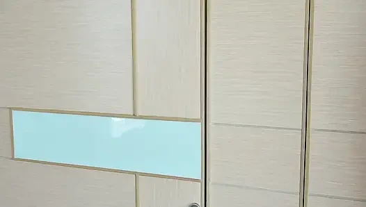 Marin Kitagawa Cosplaying Jacking off a Massive Transparent Cock with Her Feet