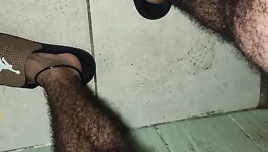 Gay man masturbates at his parents' house when they are not there