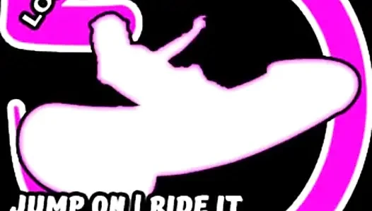 AUDIO ONLY - Looping dildo-reiter schiebt spielritt, dann kommen