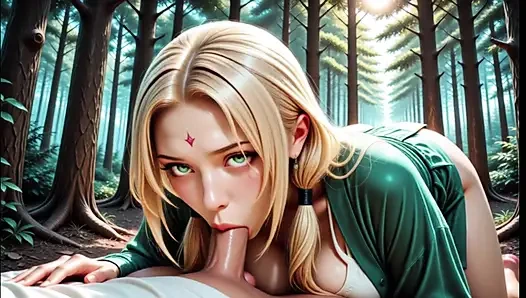 Tsunade jiraiya seks liar di hutan dan onsen sepong kontol besar ninja pirang tsunade mengisap kontol keras anal onsen air ca