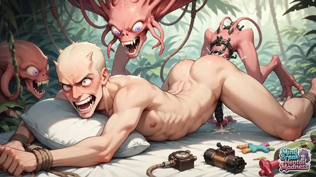 Jungle Squirting Machine Orgy
