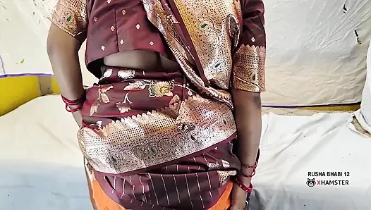 Persetubuhan saree di semua posisi suami tidak di rumah