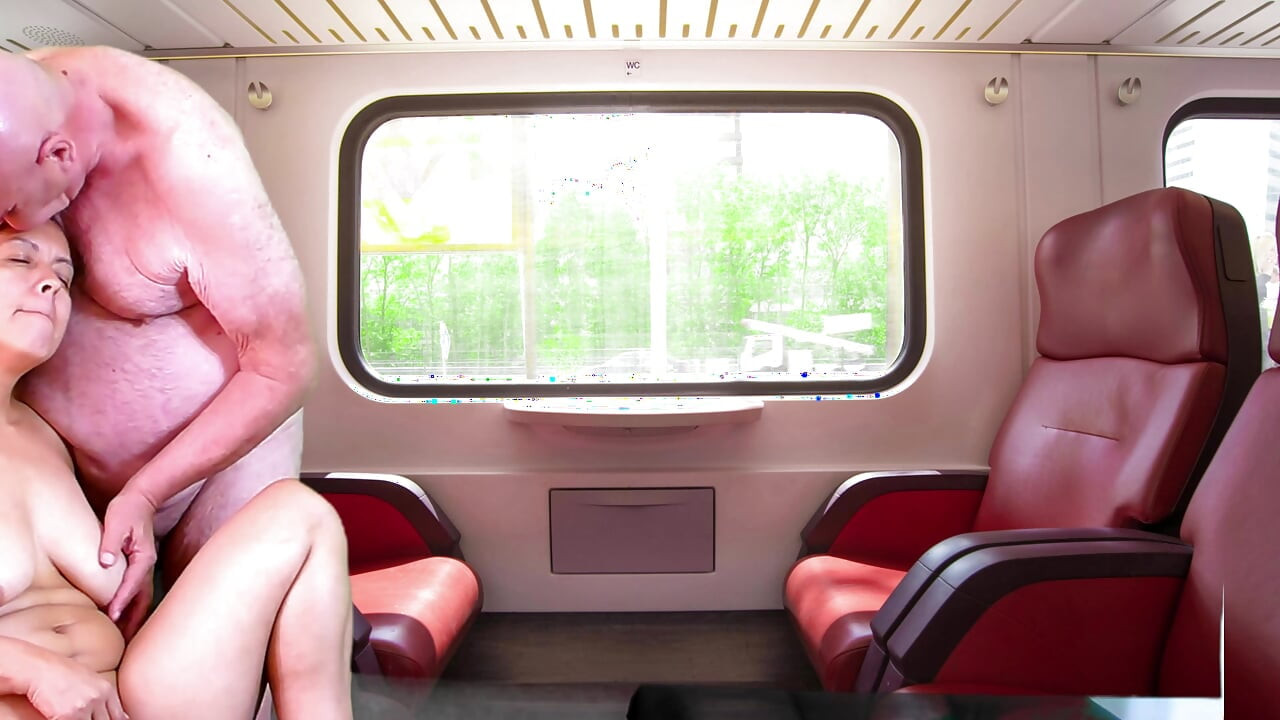 Hot Ride on the Train with Agarabas and Olpr