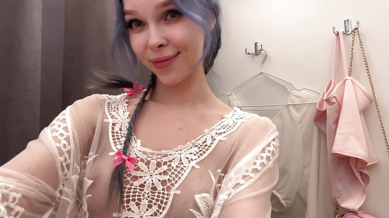 Can You See My Hard Nipples Right Through This Sheer Top?