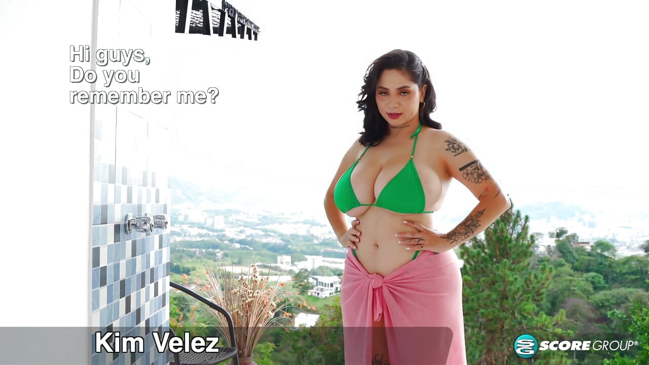 Colombiansk sötnos Kim Velez: den ultimata stora tuttar bikini