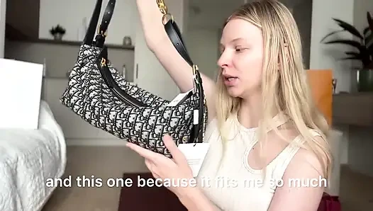 Findom Luxury Shopping Haul 12k $ Heavy Drain