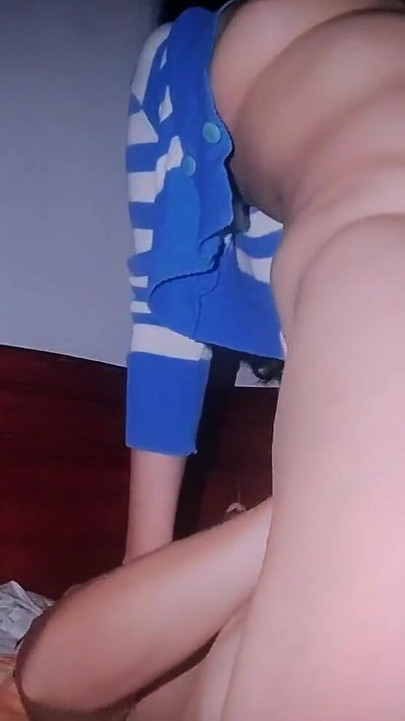 Powerful moment from "MY STEP-DAUGHTER GETS IN MY BED WITH HER CUTE SWEATER AND MAKES MY PENIS GROW TO PUT IT IN THAT TASTY"