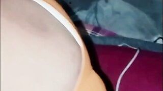 Desi mangalsutra waali bhabhi ngực áo ngực blouse