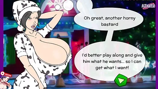 Fantasi seksual sebelum Natal. Perjalanan ke Kutub Utara untuk diperas. Parodi