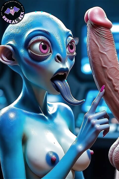 Oral Obsession - AI-Generated Aliens, Elves, Mermaids & Witches Swallow Huge Cocks