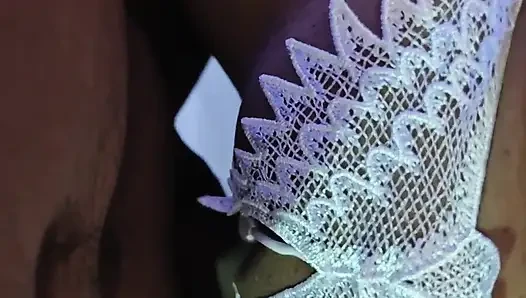 I find her in the room with her lingerie and we fuck