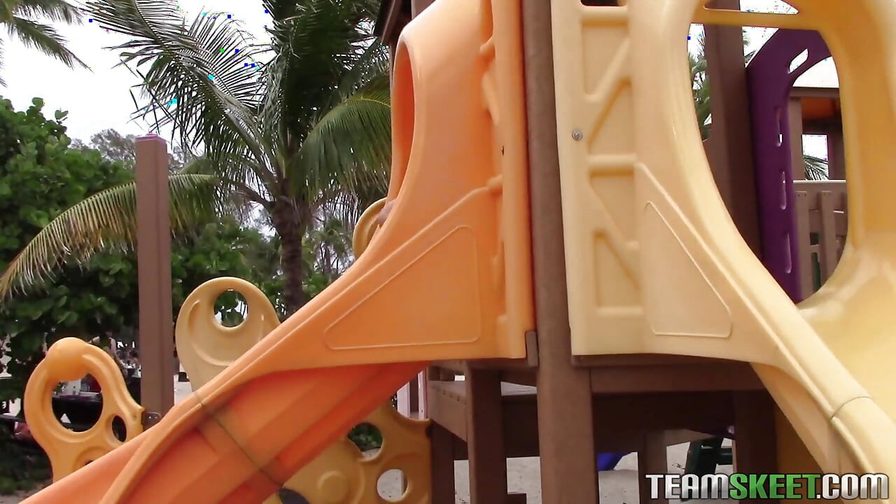 Beautiful tiny Brazilian gets fucked by a tall muscle