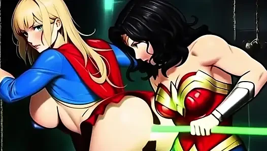 Supergirl Gets Tied Up And Penetrated!