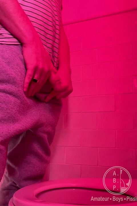 Amateur Sports Boy Caught Peeing