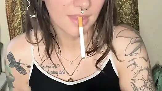 Armpit Worship and Smoking Tease with Chery Trees