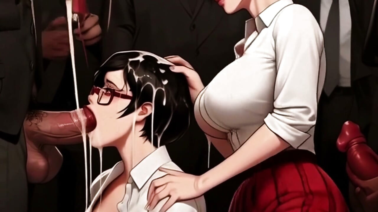 Beautiful Exotic Schoolgirls Give Their First Public Blowjobs In A Mosh Pit