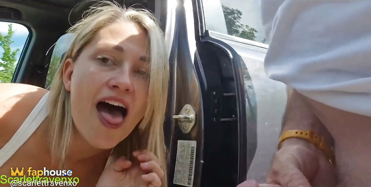 Wife Goes Dogging at the Park and Receives Facial From Stranger
