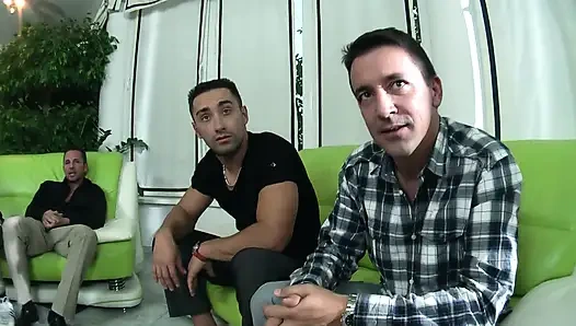 Group Sex Party with the Full Program, Black and White